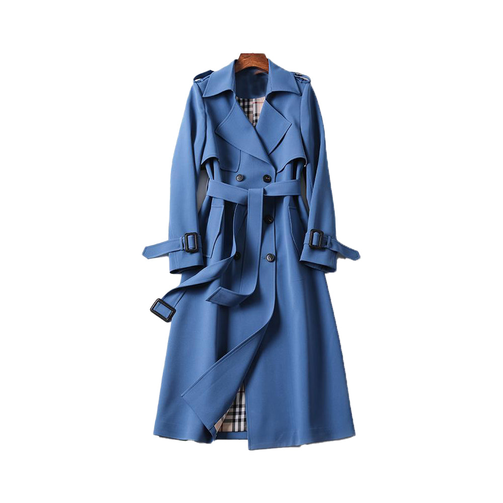 Romy | Women's Double-Breasted Belted Trench Coat - Beige